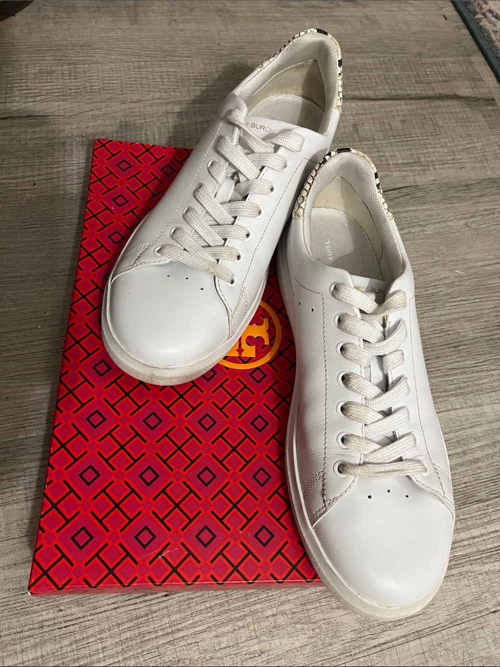 Tory Burch Leather Sneakers